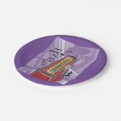 Jukebox Paper Plates Papieren Bordje (Gekanteld)
