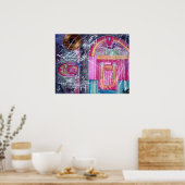 Jukebox-Posters Poster (Keuken)