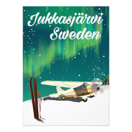 Jukkasjärvi Zweden poster voor de buitenlanders