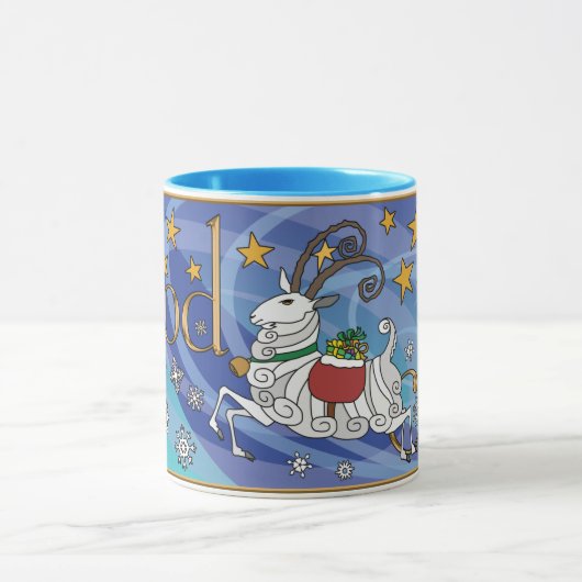 Julbock Holiday Yuletide Mug (Centre)