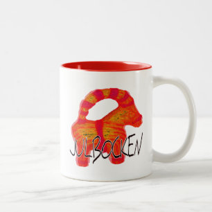 Julbocken de Swedish Yule Goat Gifts Tweekleurige Koffiemok
