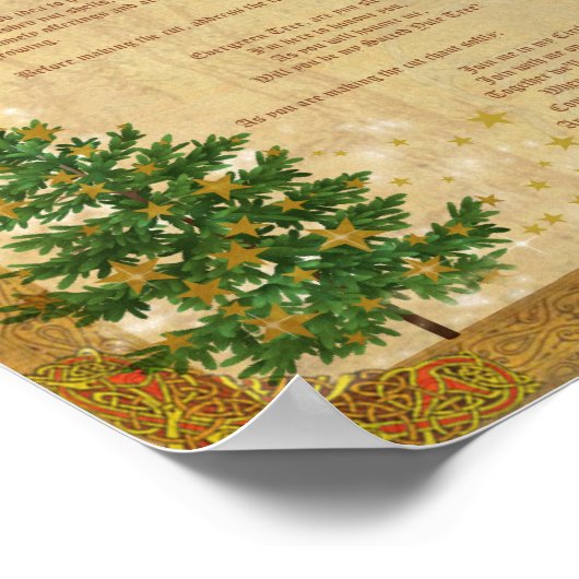 JULE TREE CUTTING RITUAL POSTER (Hoek)