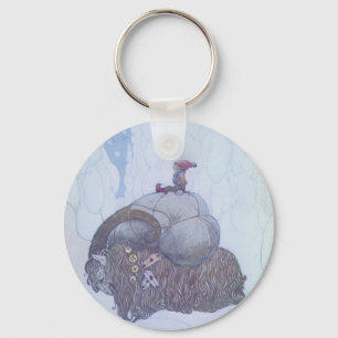 Julebocken Scandinavian Folklore Sleutelhanger