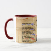 Jules Cesar mug (Gauche)