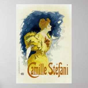Jules Cheret ~ Camille Stefani Poster