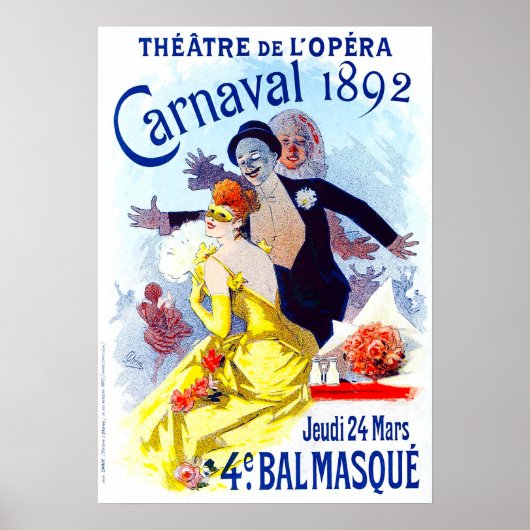Jules Cheret Carnaval Poster (Voorkant)