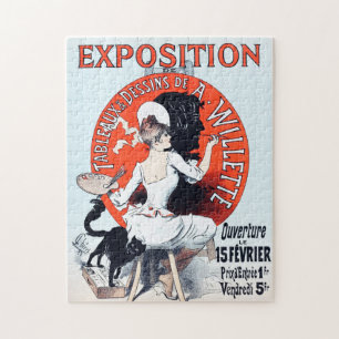 Jules Cheret Expositie Art Nouveau Puzzle Legpuzzel