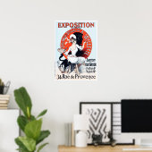 Jules Cheret Exposition Poster Art Nouveau (Bureau à domicile)