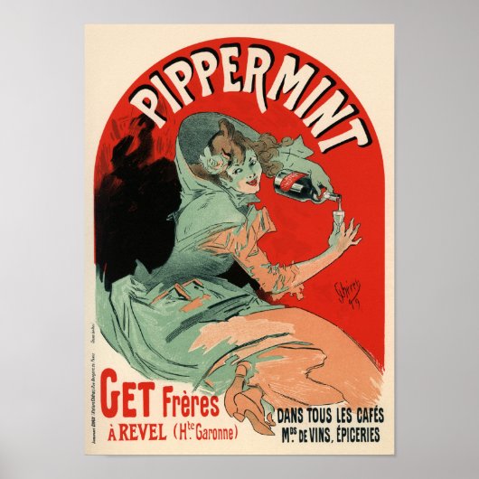 Jules Chéret Pippermint Poster (Voorkant)