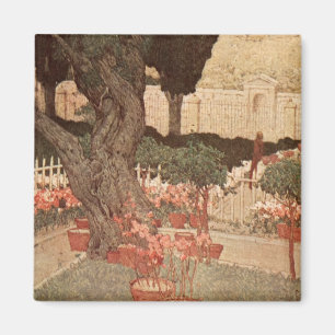 Jules Guerin Garden Gethsemane Art Tree Israel Magneet