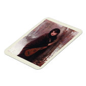 Jules Joseph Lefebvre, meisje met een Mandolin Art Magneet (Linkerzijde)