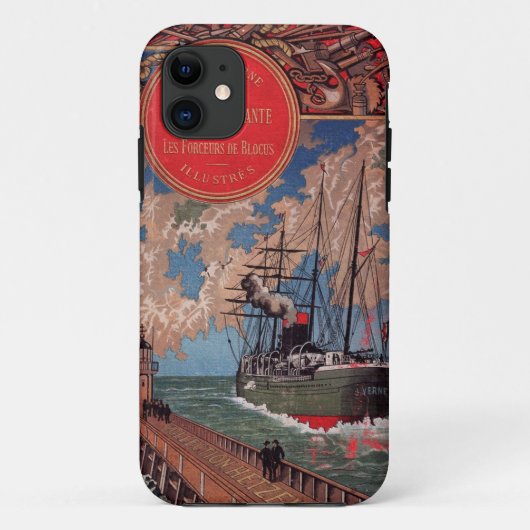 Jules Verne 1898 Case-Mate iPhone Case (Achterkant)