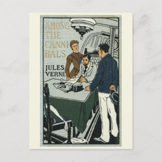 Jules Verne Bij de boekomslag Cannibals Briefkaart