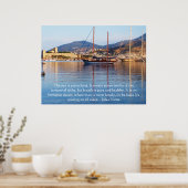 Jules Verne CITE à propos de l'océan POSTER (Cuisine)