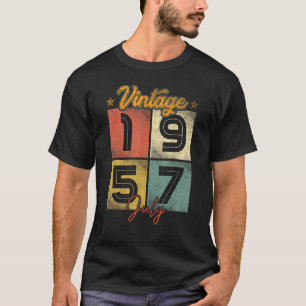  juli 1957 65 jaar oud t-shirt