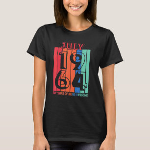 juli 1964 58 jaar Geweldige 1 T-shirt