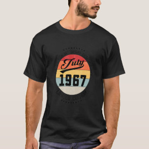 Juli 1967 55ste verjaardag 55 jaar van legendarisc t-shirt