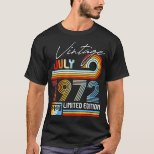 juli 1972 Limited Edition Cassettebandje 49 T-shirt