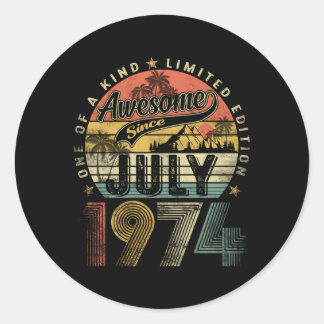 juli 1974 49 49th ronde sticker