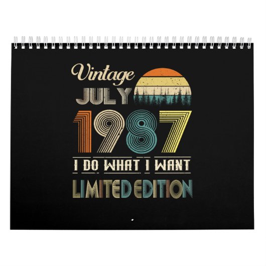  juli 1987 Wat ik wil Limited Edition Kalender (Hoes)