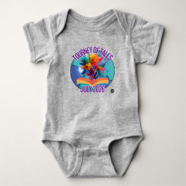 Juli 2026 Toernooi van Verhalen Baby Eén-stuk Romper