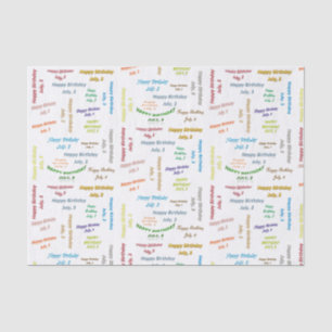 Juli, 3-jarig Weefselpapier Tissuepapier