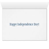 juli 4 Luchtschip Kaart voor Onafhankelijkheidsda (Binenzijde Horizontaal (Onderkant))