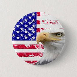 Juli 4 Onafhankelijkheidsdag bald eagle american f Ronde Button 5,7 Cm