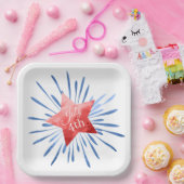 Juli 4e Bord van het Vuurwerk van de Ster van het  (Feest)