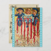 juli 4e Briefkaart (Voorkant / Achterkant)