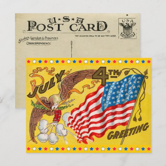 juli 4e Briefkaart (Voorkant / Achterkant)