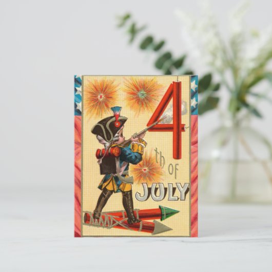  juli 4e Briefkaart (Staand voorkant)