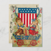 juli 4e Briefkaart (Voorkant / Achterkant)