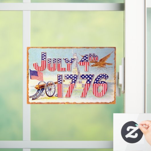  Juli 4E Venster Cling Raamsticker (Huis)