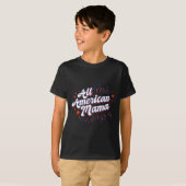 Juli Amerikaanse Onafhankelijkheidsdag - All Ameri T-shirt (Voorkant volledig)