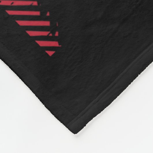 Juli Bigfoot Sasquatch Amerikaanse vlag Patriottis Fleece Deken (Hoek)