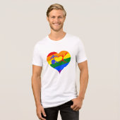Juli Disability Pride Maand Tri-Blend Shirt (Voorkant volledig)