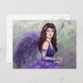 Juli Fairy door Fantasy kunstenaar Lori Karels Briefkaart (Voorkant / Achterkant)