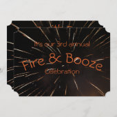 Juli Fireworks Kaart (Voorkant / Achterkant)