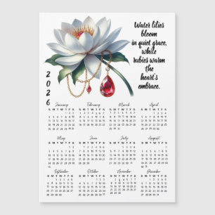 Juli geboortebloem & steenkalender