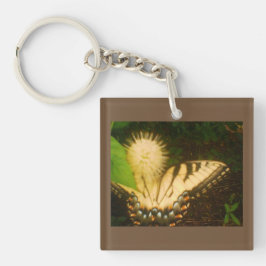 juli Gele Monarch Sleutelhanger