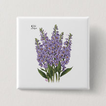 Juli Larkspur Bloom - Gepersonaliseerd verjaardags