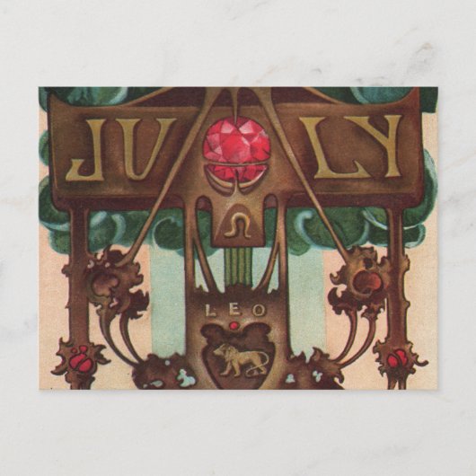 Juli - Leo Briefkaart (Voorkant)