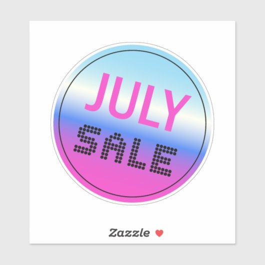 Juli Sale Sticker Hologradient (1pc) (Vel)