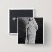 Julia Bartet in 'Antigone' door Sophocles Vierkante Button 5,1 Cm (Voorkant /achterkant)