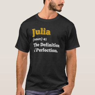Julia Cadeau Naam Gepersonaliseerde Verjaardag Naa T-shirt