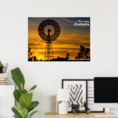 Julia Creek windmollaire poster (Thuiskantoor)