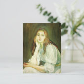 Julia Daydreaming par Berthe Morisot Carte postale (Debout devant)