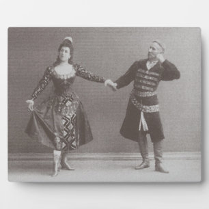 Julia en Felix Kschessinsky in de mazu Fotoplaat