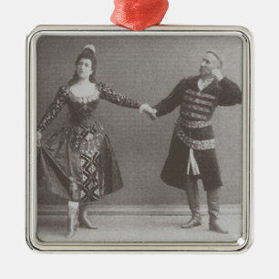 Julia en Felix Kschessinsky in de mazu Metalen Ornament